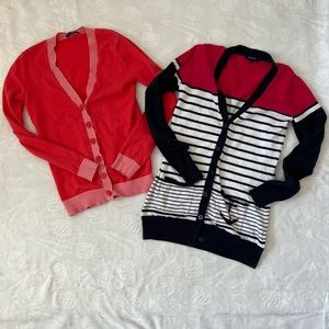 Set of 2 Nautica Button Up Cardigans XS